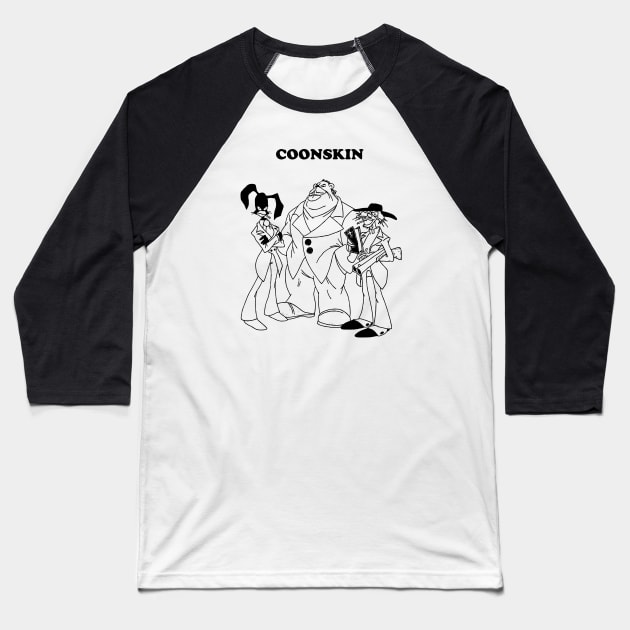 Coonskin Baseball T-Shirt by TheCosmicTradingPost